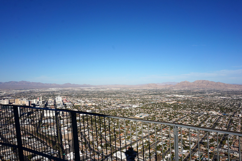 View from the Stratosphere, Las Vegas, USA