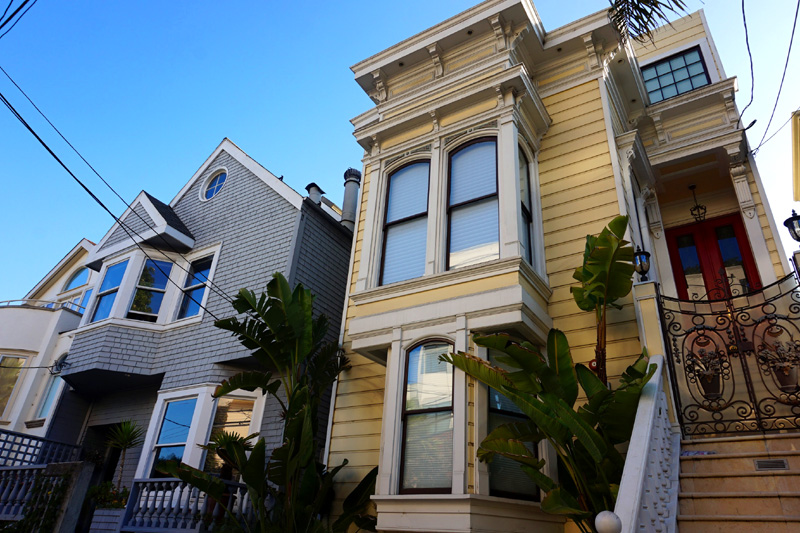 Pretty buildings, houses, San Francisco