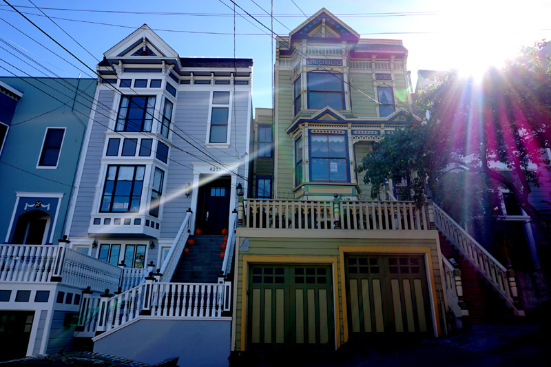 Pretty buildings, houses, San Francisco