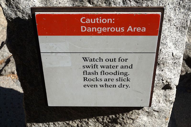 Flash flooding, Yosemite National Park, California, USA