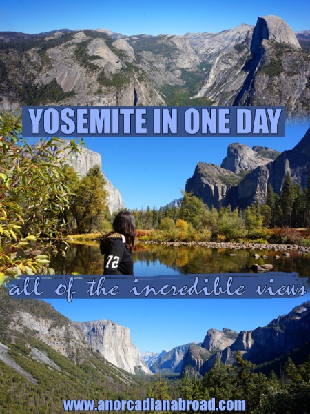 You can visit Yosemite National Park in one day! Find out how you can see all of the incredible views Yosemite has to offer! #yosemite #nationalpark #daytrip