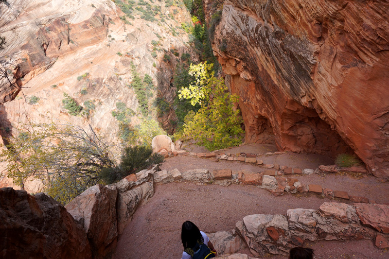 Walter's Wiggles, Angel's Landing hike, Zion National Park, USA