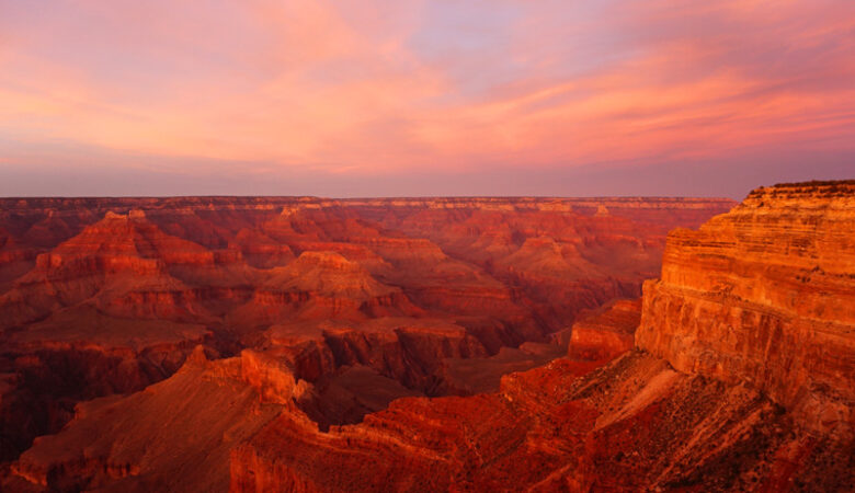 Sunset at the Grand Canyon, Arizona, USA