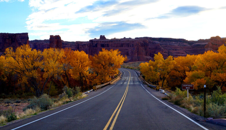 Autumn, Arches National Park, Utah, USA