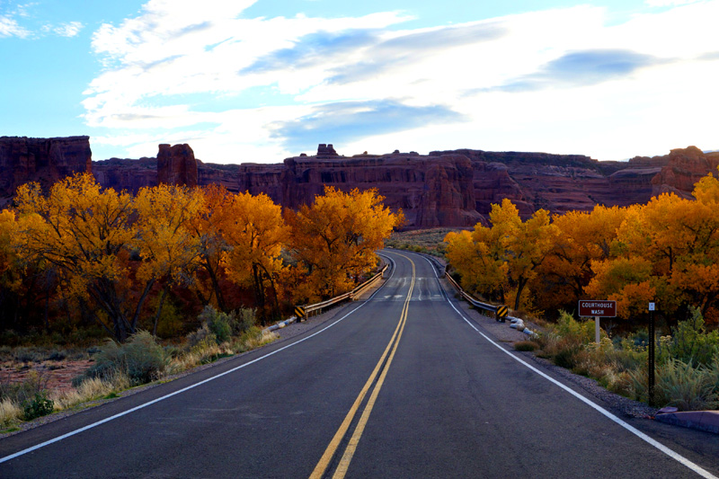 Autumn, Arches National Park, Utah, USA