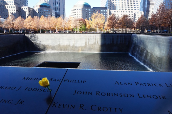 Ground Zero 9/11 memorial, New York City, USA