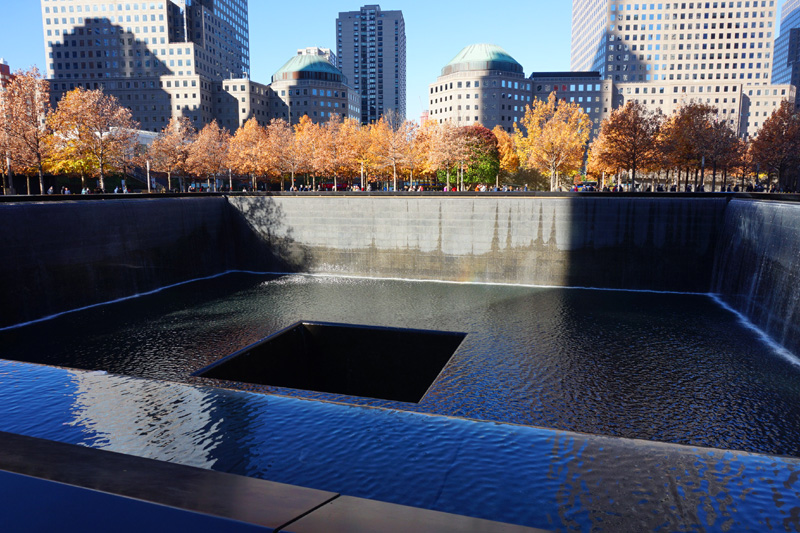 Ground Zero 9/11 memorial, New York City, USA
