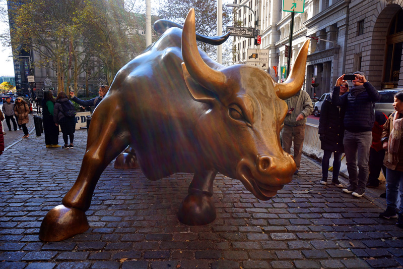 Charging bull, New York City, USA