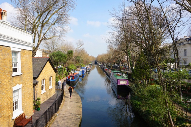 Little Venice to Camden canal walk, London