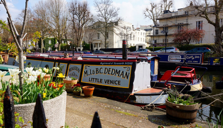 Little Venice to Camden canal walk, London
