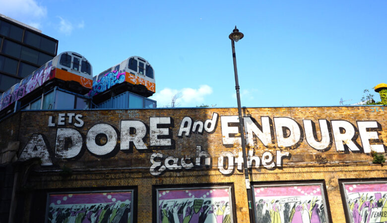 Village Underground street art, Shoreditch, London