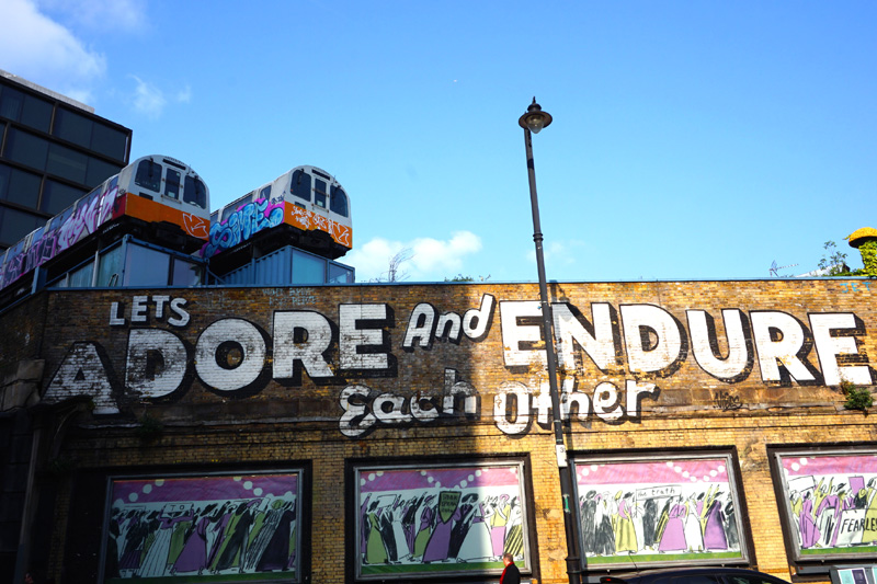 Village Underground street art, Shoreditch, London