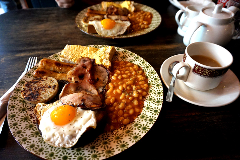 Stage Door Cafe breakfast, Dublin, Ireland