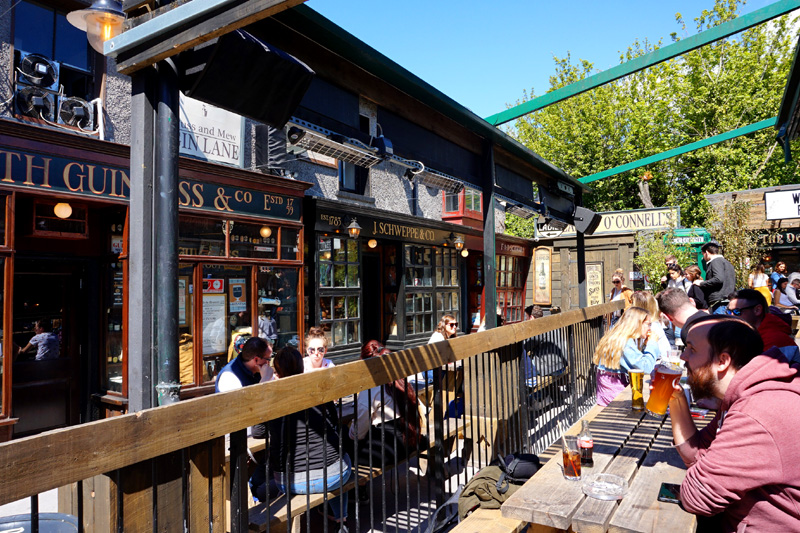 O'Connells pub, best beer garden ever, Galway, Ireland