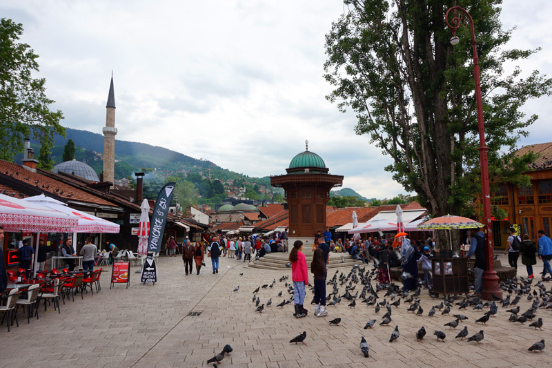 Pigeon Square, Sarajevo, Bosnia & Herzegovina