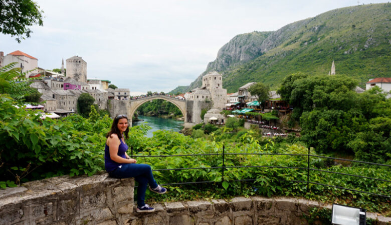 Me at Stari Most bridge, Mostar, Bosnia & Herzegovina