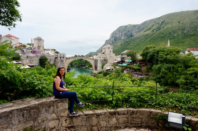 Me at Stari Most bridge, Mostar, Bosnia & Herzegovina