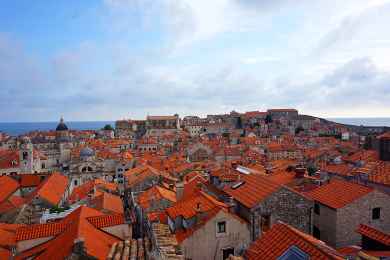 View from the city walls, Dubrovnik, Croatia