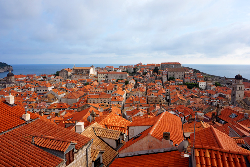 View from the city walls, Dubrovnik, Croatia