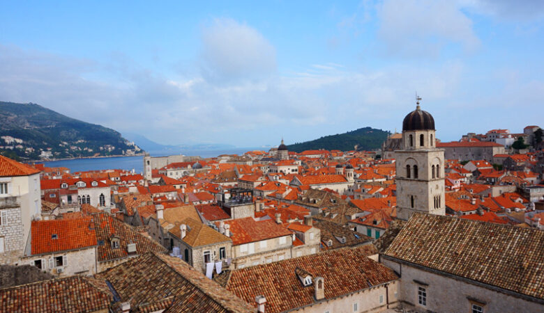 View from the city walls, Dubrovnik, Croatia