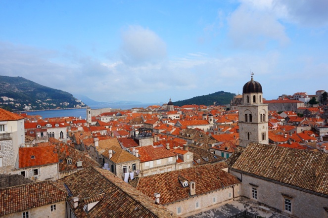 View from the city walls, Dubrovnik, Croatia