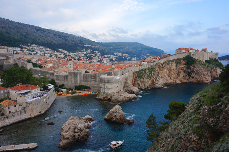 Dubrovnik from the fortress, Croatia