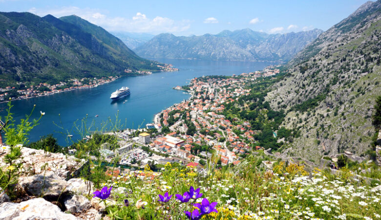 View over Kotor Bay, Montenegro
