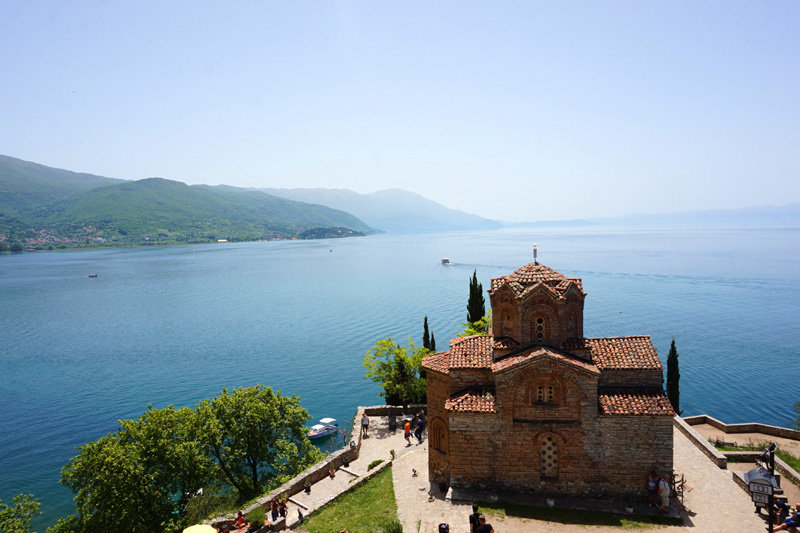 St John church, Lake Ohrid, North Macedonia