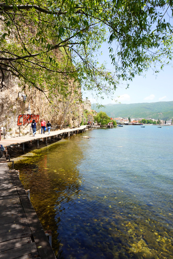 Lake Ohrid boardwalk, North Macedonia