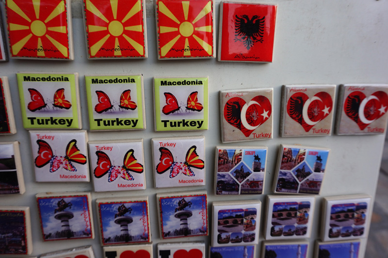 Macedonia Turkey magnets, Skopje, North Macedonia