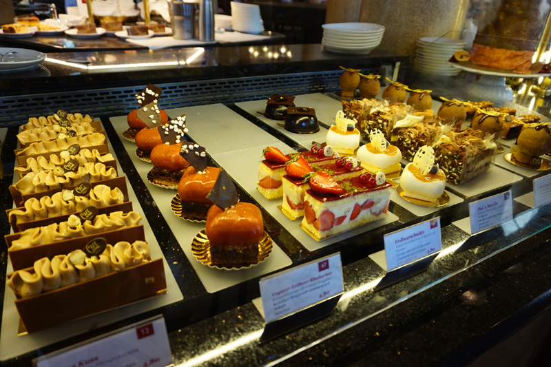 Cakes in Cafe Central, Vienna, Austria