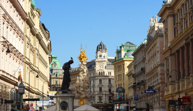 Graben street in Vienna, Austria