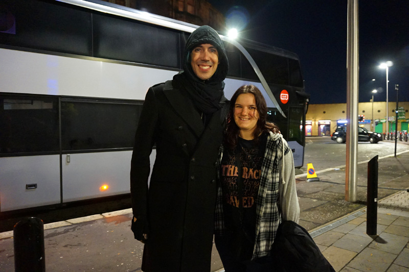 Me with Josh Ramsay, Marianas Trench