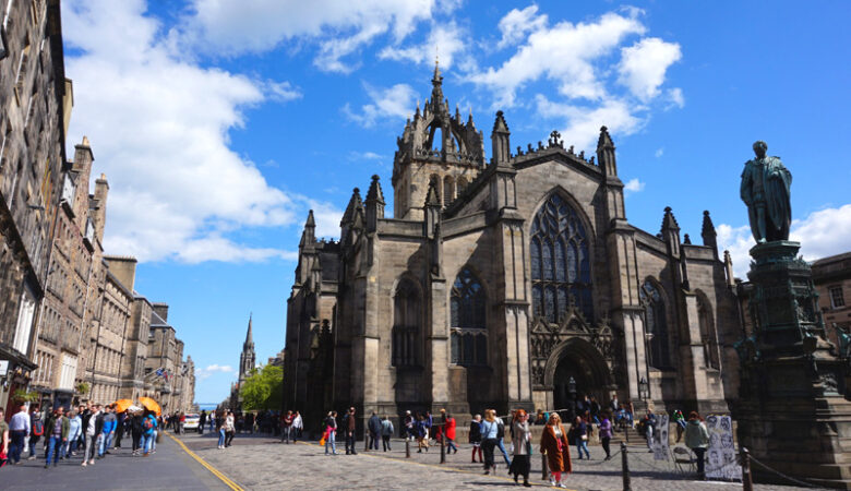 Royal Mile, St Giles Cathedral, Edinburgh, Scotland