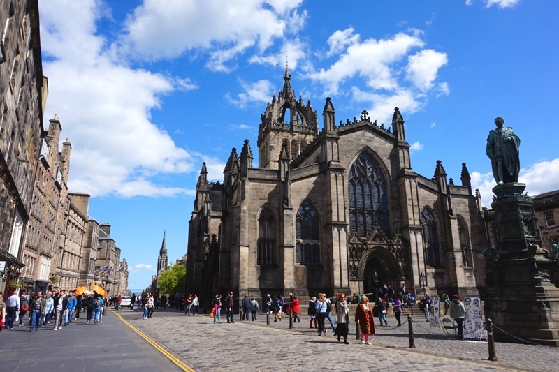 Royal Mile, St Giles Cathedral, Edinburgh, Scotland
