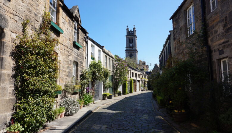 Circus Lane, Edinburgh, Scotland