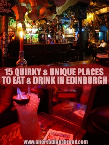 15 Quirky & Unique Places To Eat & Drink In Edinburgh, Scotland