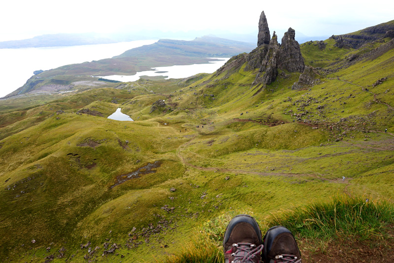 Old Man Of Storr hike, Isle Of Skye, Scotland