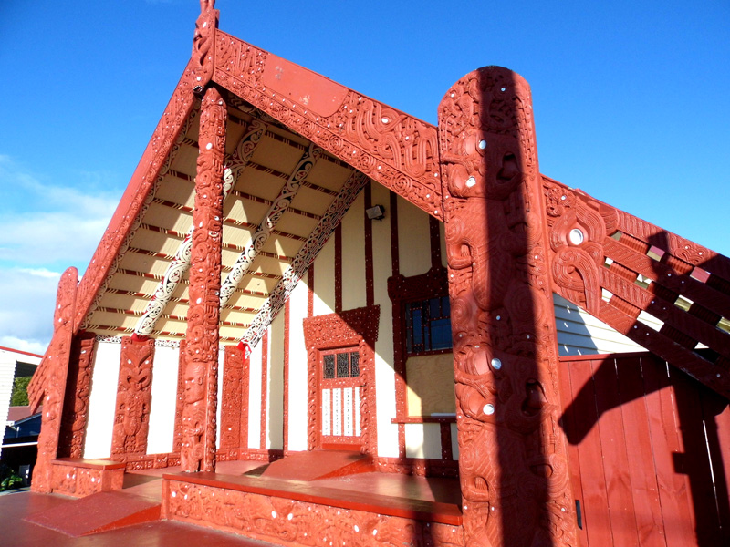 Ohinemutu marae church, Rotorua, New Zealand