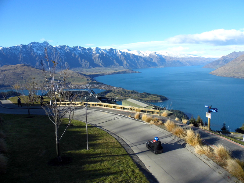 Bob's Peak luge, Queenstown, New Zealand