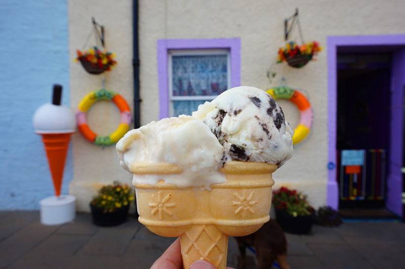 Ice cream, Pittenweem, Fife, Scotland