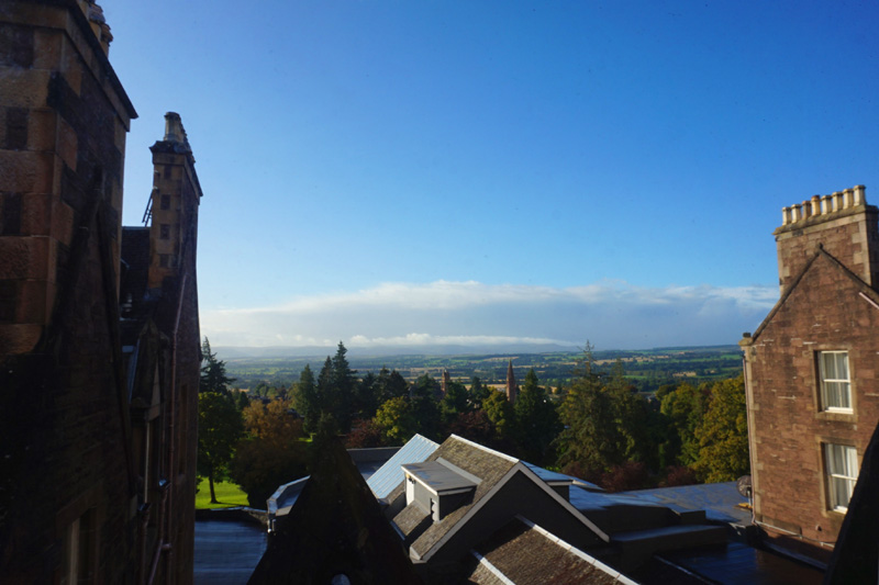 View over Crieff from the Hydro, Scotland