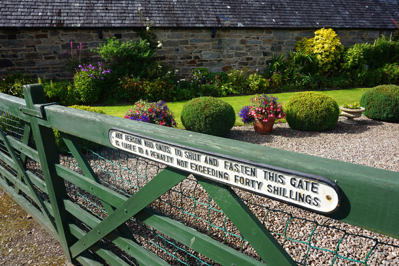 Gate at Fortingall, Scotland