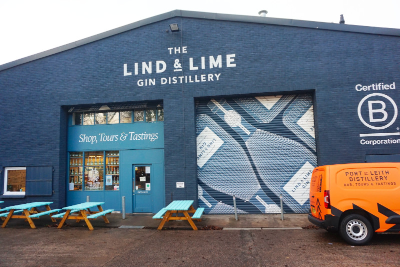 Lind & Lime gin distillery, Leith, Edinburgh, Scotland