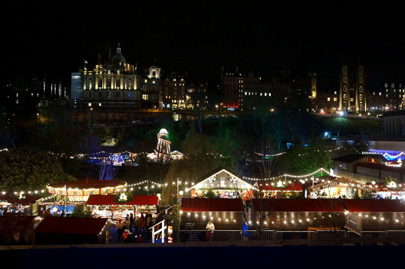 Edinburgh Christmas market, Scotland