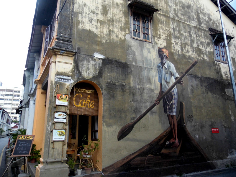 Penang street art, Malaysia