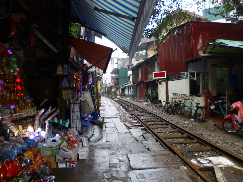 Train street, Hanoi, Vietnam