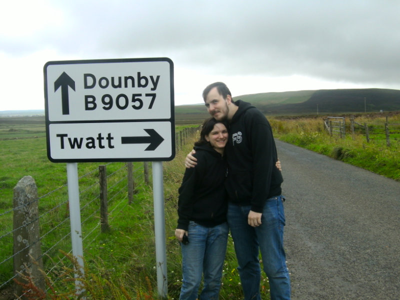 Twatt sign, Orkney