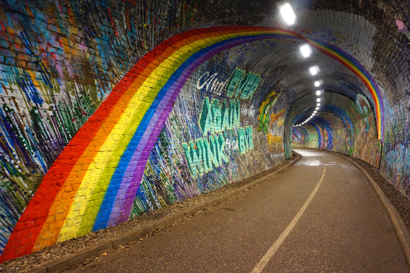 Colinton Tunnel, Edinburgh, Scotland