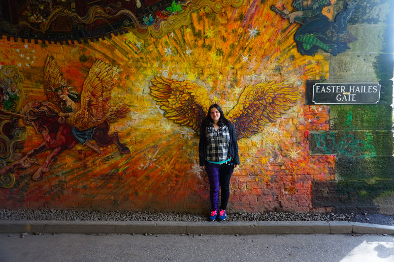 Colinton Tunnel art, Edinburgh, Scotland